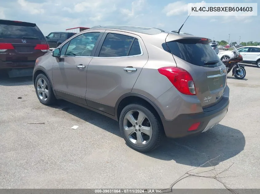 KL4CJBSBXEB604603 2014 Buick Encore Convenience