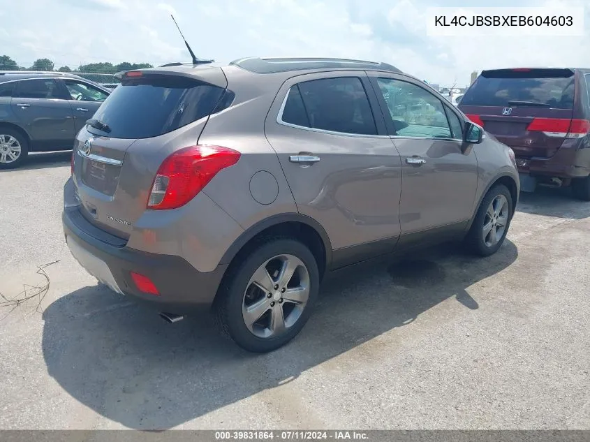 KL4CJBSBXEB604603 2014 Buick Encore Convenience