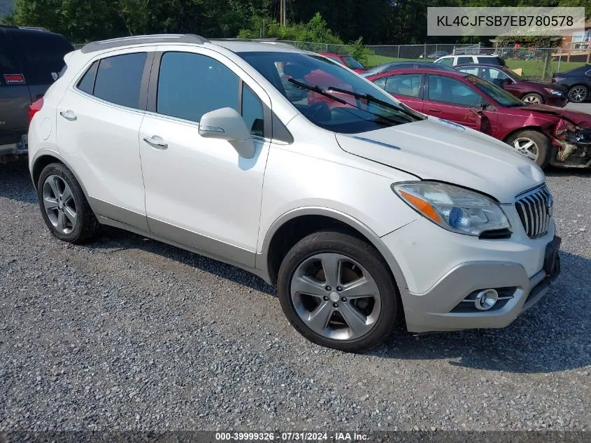 2014 Buick Encore Convenience VIN: KL4CJFSB7EB780578 Lot: 39999326