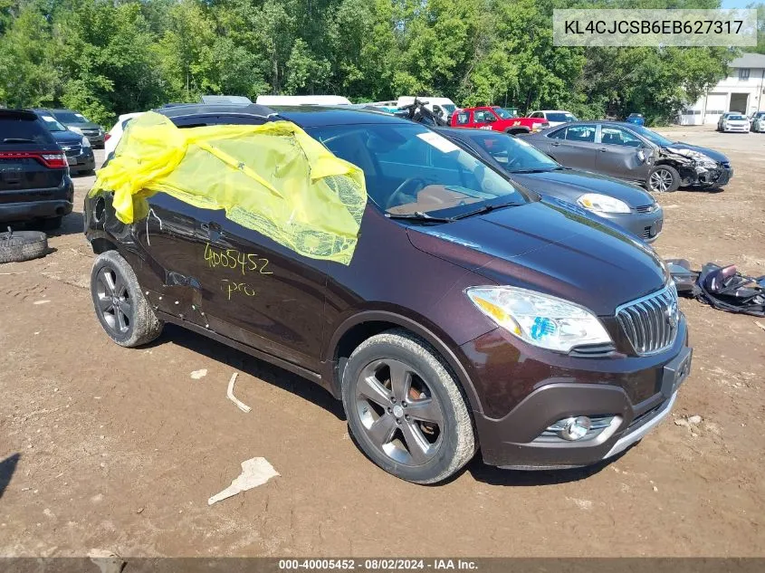 2014 Buick Encore Leather VIN: KL4CJCSB6EB627317 Lot: 40005452