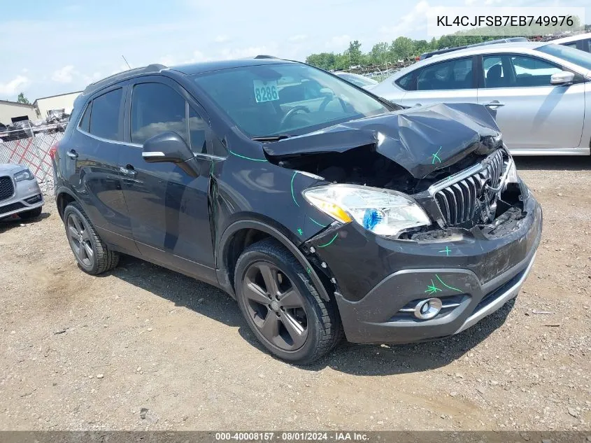 2014 Buick Encore Convenience VIN: KL4CJFSB7EB749976 Lot: 40008157