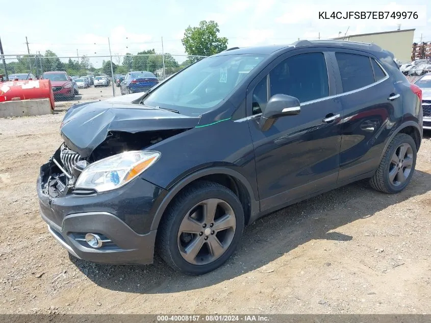 KL4CJFSB7EB749976 2014 Buick Encore Convenience