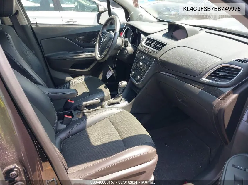 KL4CJFSB7EB749976 2014 Buick Encore Convenience