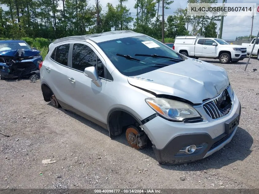 2014 Buick Encore Premium VIN: KL4CJDSB6EB607414 Lot: 40098777