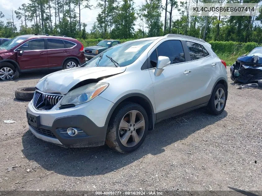 2014 Buick Encore Premium VIN: KL4CJDSB6EB607414 Lot: 40098777