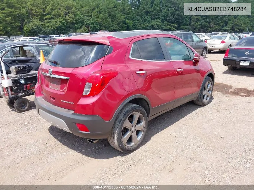 KL4CJASB2EB748284 2014 Buick Encore