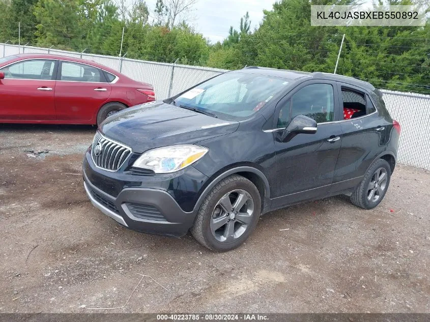 2014 Buick Encore VIN: KL4CJASBXEB550892 Lot: 40223785