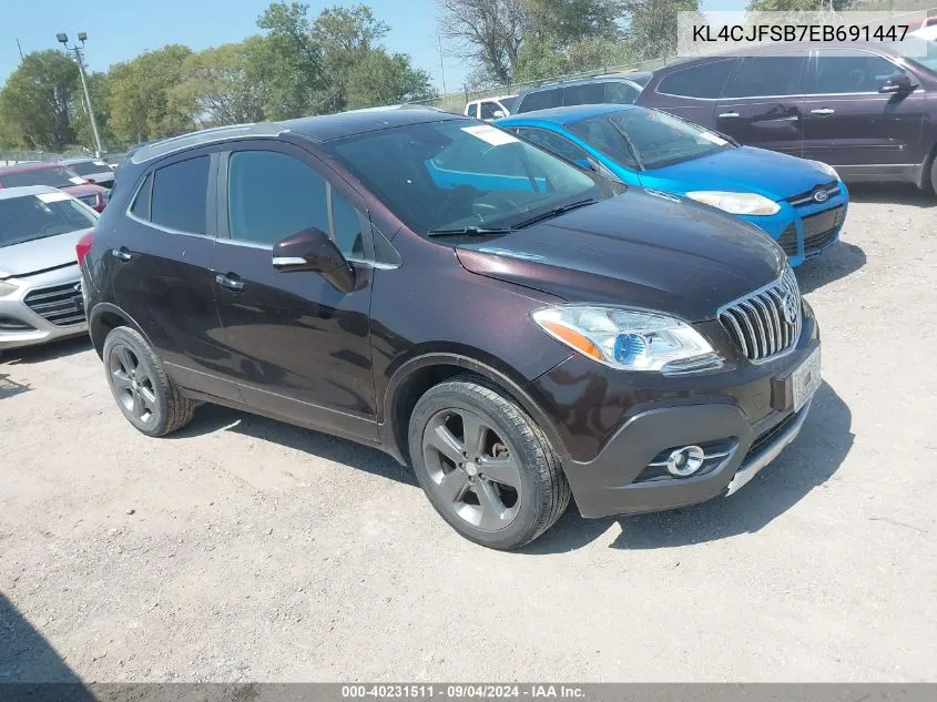 2014 Buick Encore Convenience VIN: KL4CJFSB7EB691447 Lot: 40231511