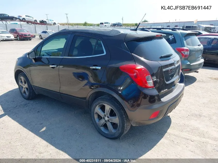 KL4CJFSB7EB691447 2014 Buick Encore Convenience