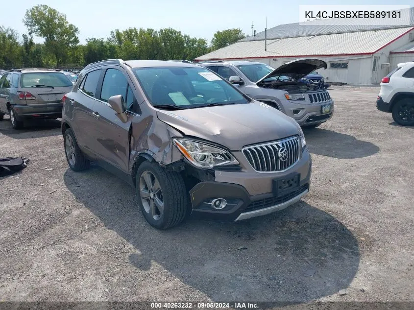 KL4CJBSBXEB589181 2014 Buick Encore Convenience