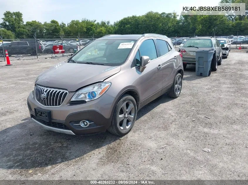 2014 Buick Encore Convenience VIN: KL4CJBSBXEB589181 Lot: 40263232