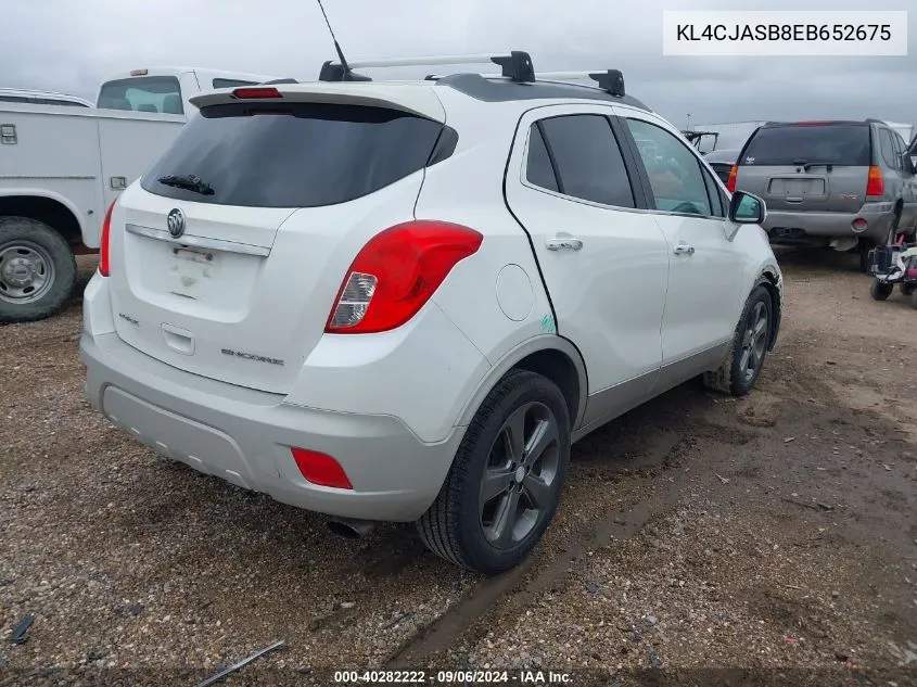 2014 Buick Encore VIN: KL4CJASB8EB652675 Lot: 40282222