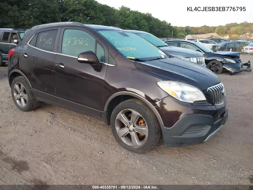 KL4CJESB3EB776795 2014 Buick Encore