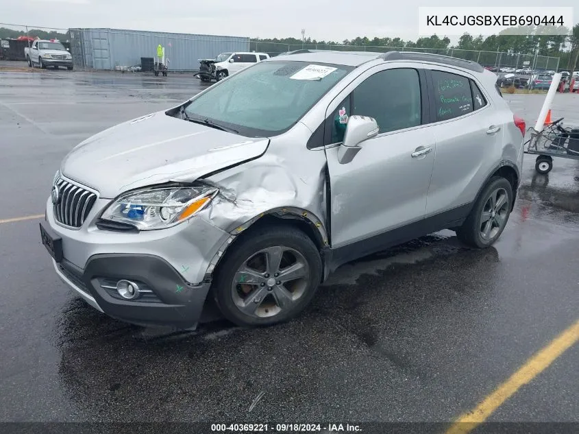 2014 Buick Encore VIN: KL4CJGSBXEB690444 Lot: 40369221