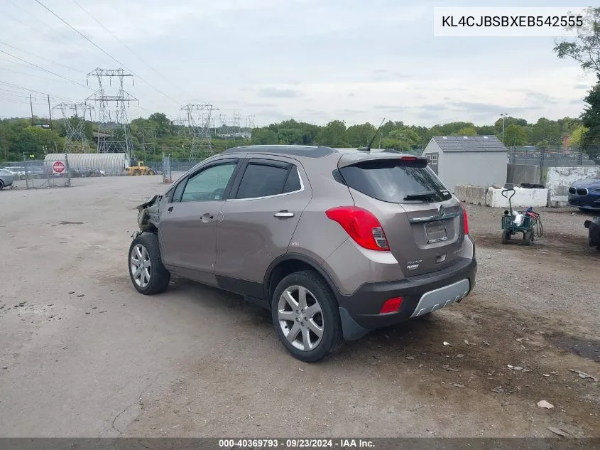 2014 Buick Encore Convenience VIN: KL4CJBSBXEB542555 Lot: 40369793