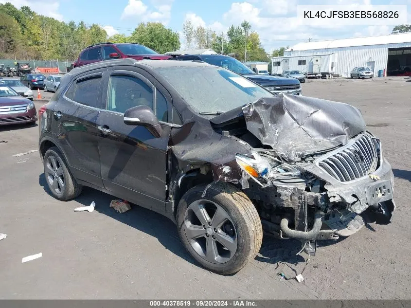 KL4CJFSB3EB568826 2014 Buick Encore Convenience