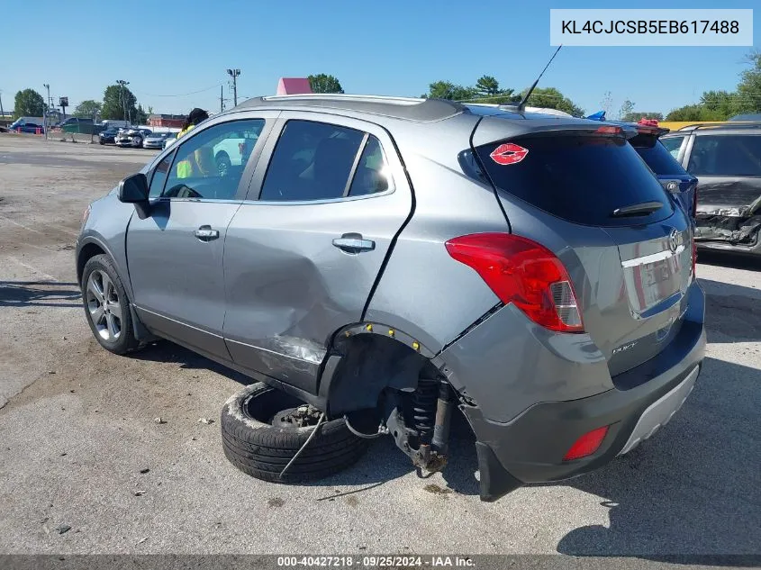 KL4CJCSB5EB617488 2014 Buick Encore Leather