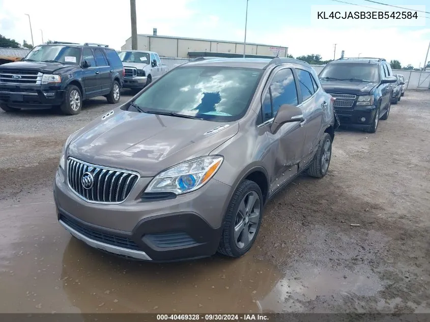 KL4CJASB3EB542584 2014 Buick Encore