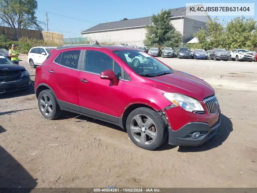 KL4CJBSB7EB631404 2014 Buick Encore Convenience