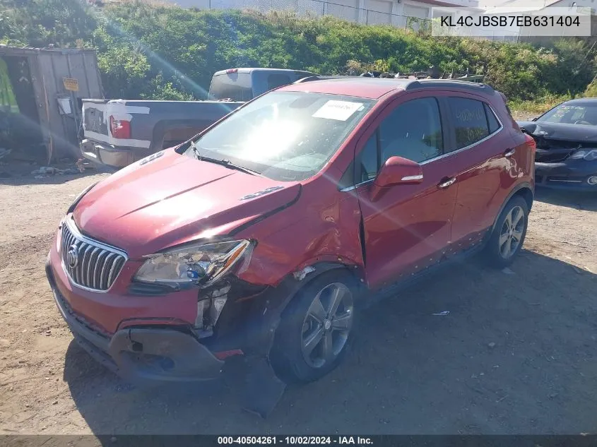 KL4CJBSB7EB631404 2014 Buick Encore Convenience