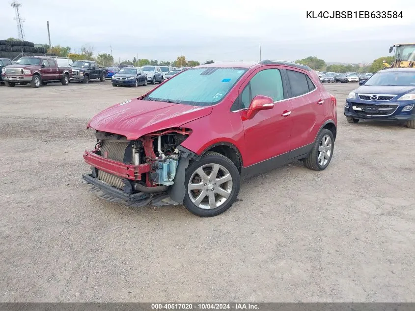 2014 Buick Encore Convenience VIN: KL4CJBSB1EB633584 Lot: 40517020