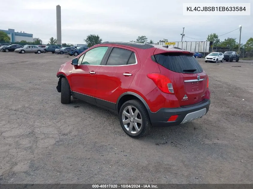 2014 Buick Encore Convenience VIN: KL4CJBSB1EB633584 Lot: 40517020