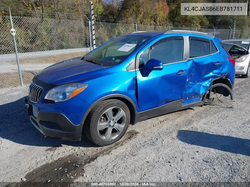 KL4CJASB6EB781711 2014 Buick Encore