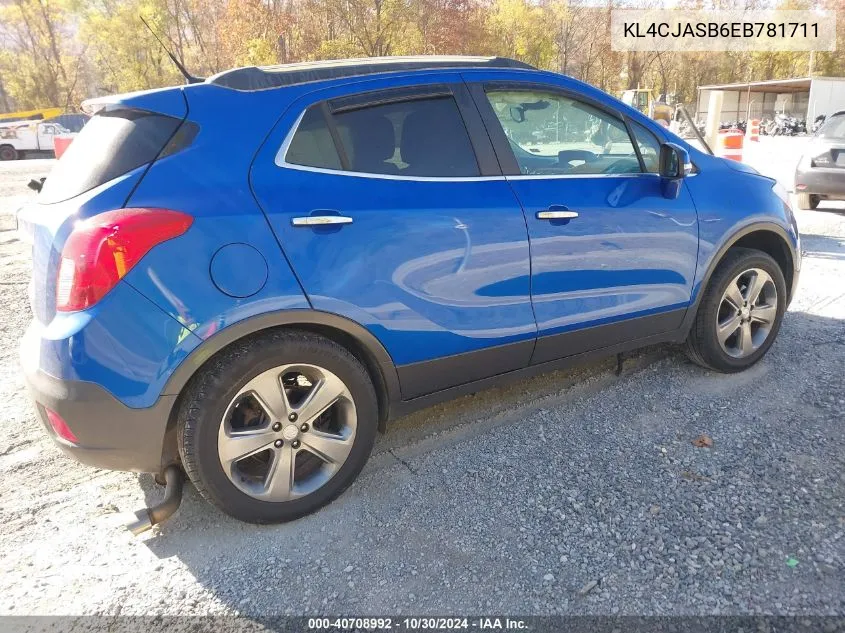 KL4CJASB6EB781711 2014 Buick Encore