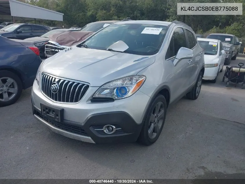 2014 Buick Encore Leather VIN: KL4CJCSB0EB775088 Lot: 40746440