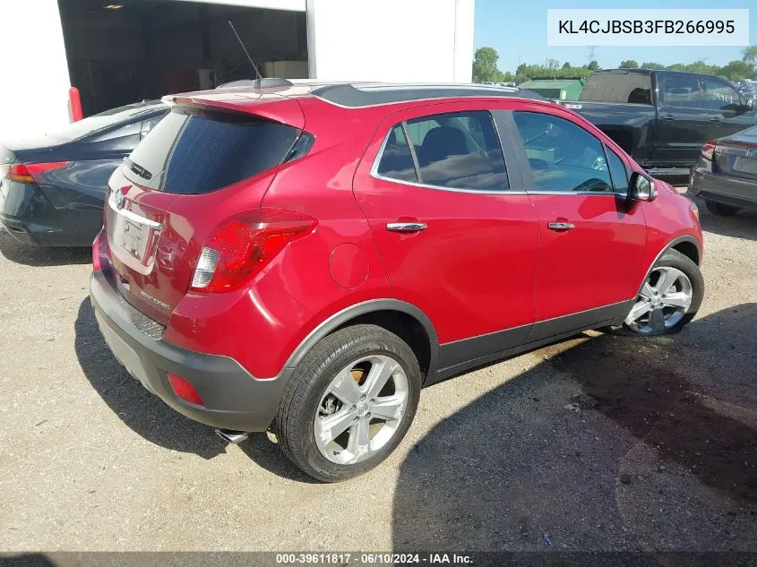 KL4CJBSB3FB266995 2015 Buick Encore Convenience