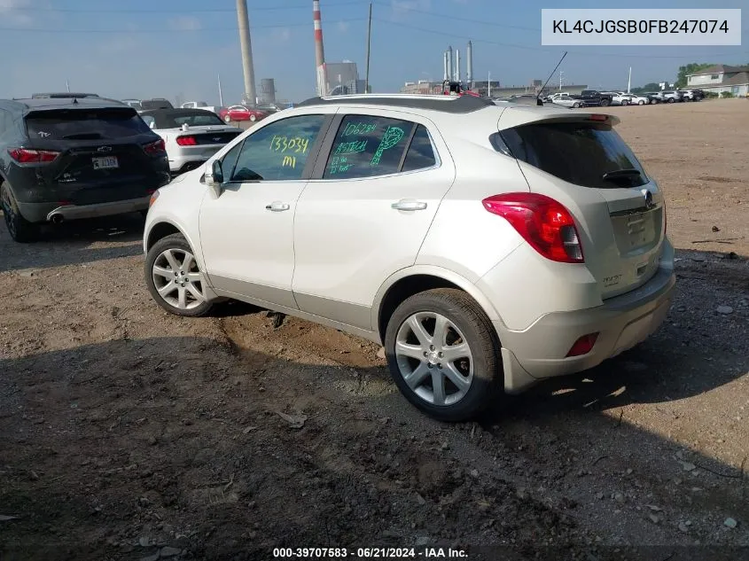 KL4CJGSB0FB247074 2015 Buick Encore