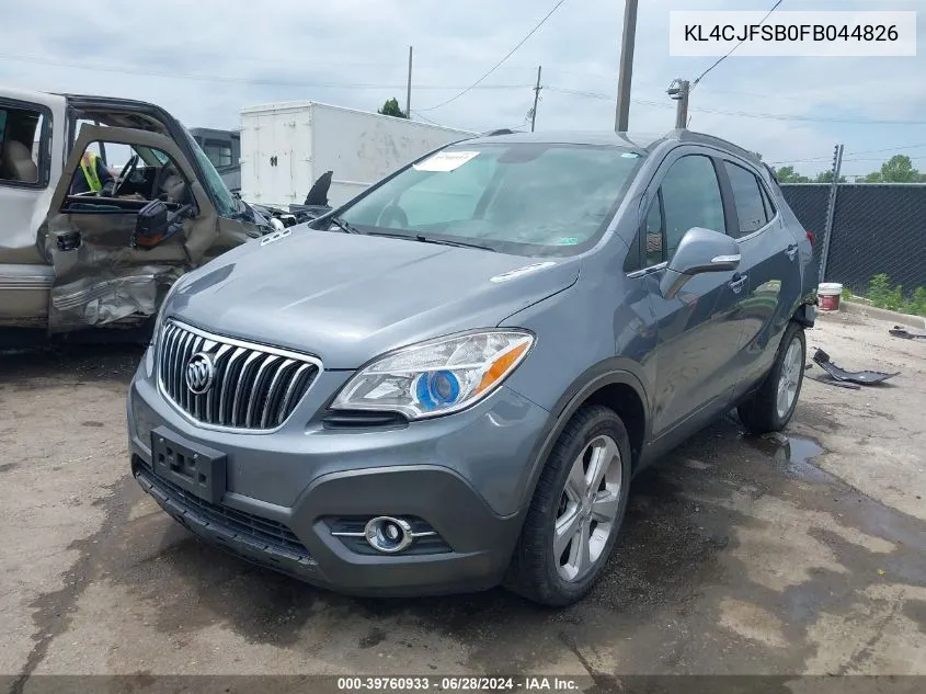 KL4CJFSB0FB044826 2015 Buick Encore Convenience