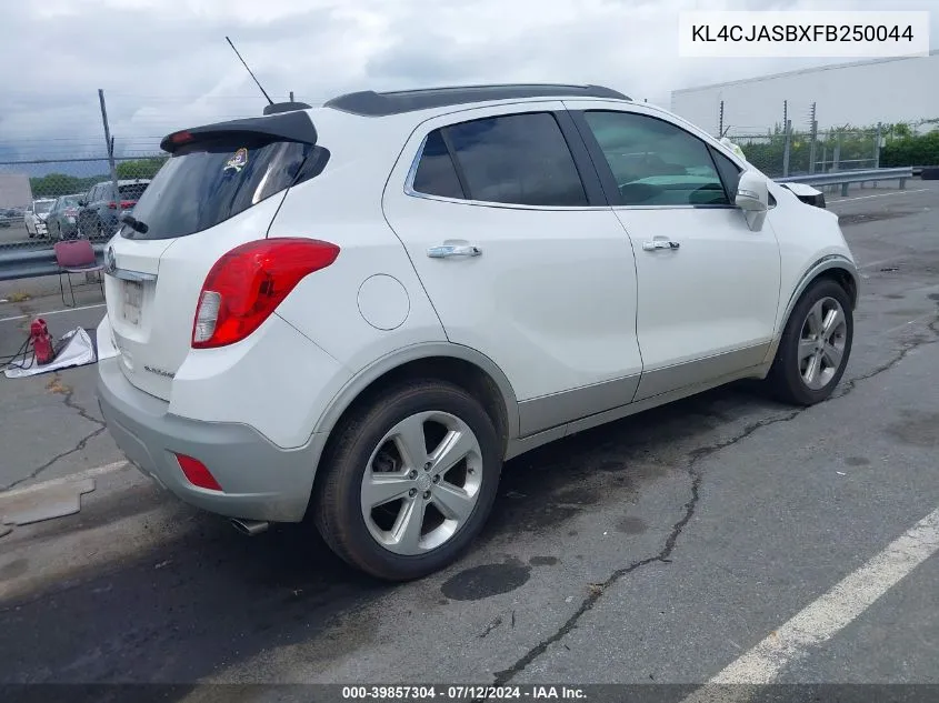 2015 Buick Encore VIN: KL4CJASBXFB250044 Lot: 39857304