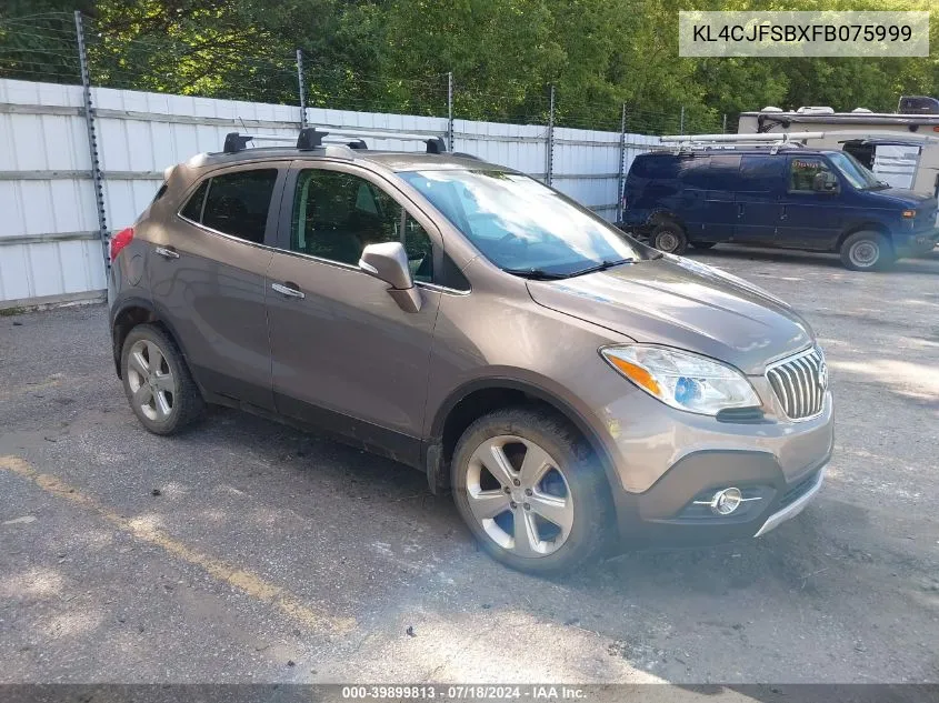 KL4CJFSBXFB075999 2015 Buick Encore Convenience