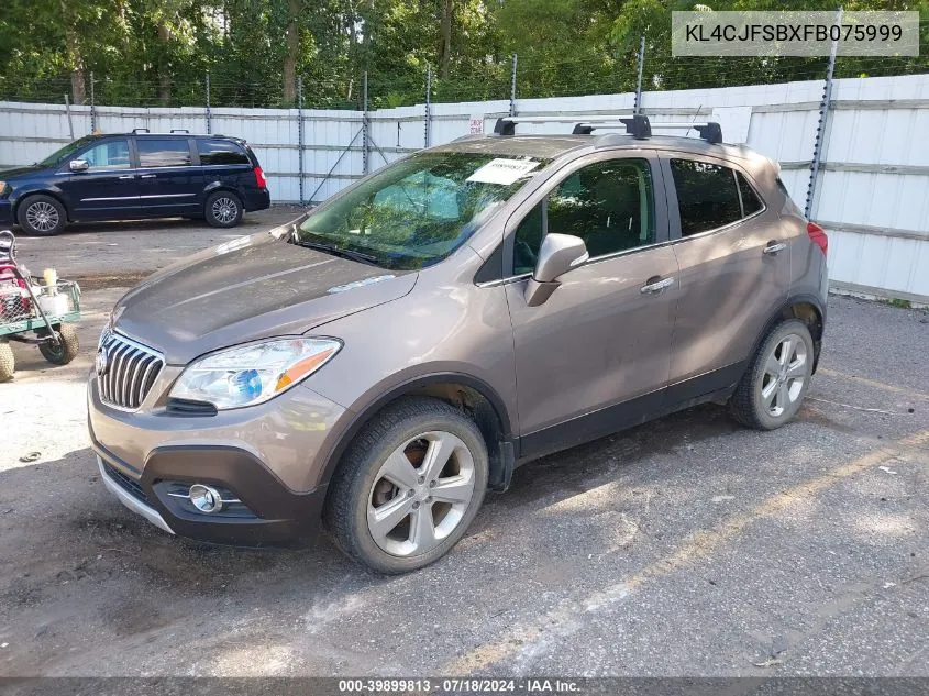 KL4CJFSBXFB075999 2015 Buick Encore Convenience