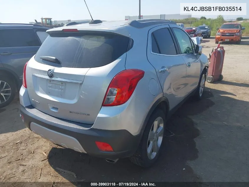 KL4CJBSB1FB035514 2015 Buick Encore Convenience