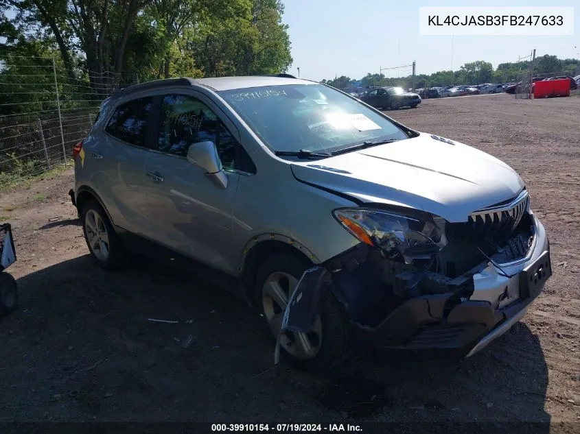 KL4CJASB3FB247633 2015 Buick Encore