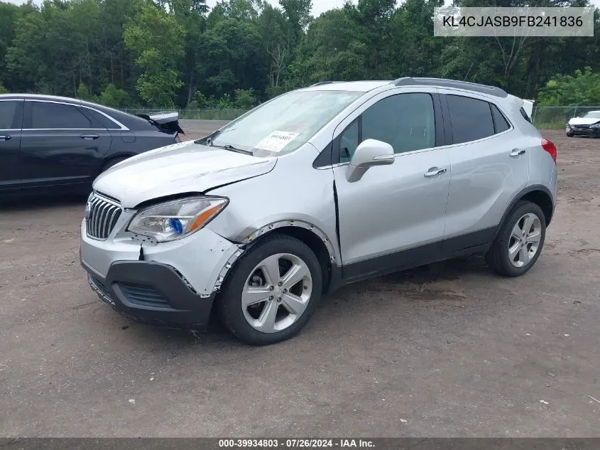 2015 Buick Encore VIN: KL4CJASB9FB241836 Lot: 39934803