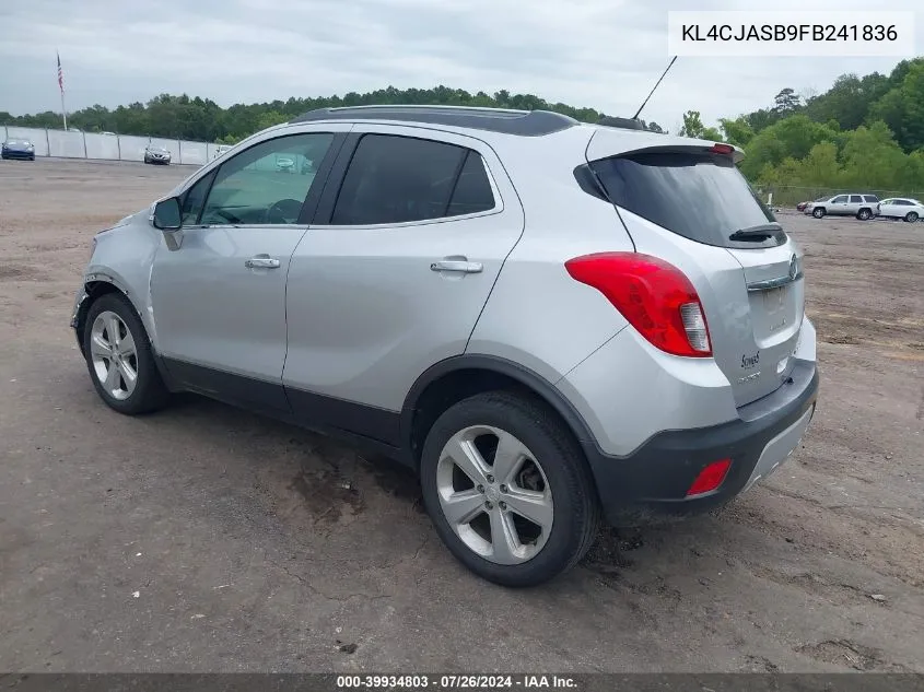 KL4CJASB9FB241836 2015 Buick Encore