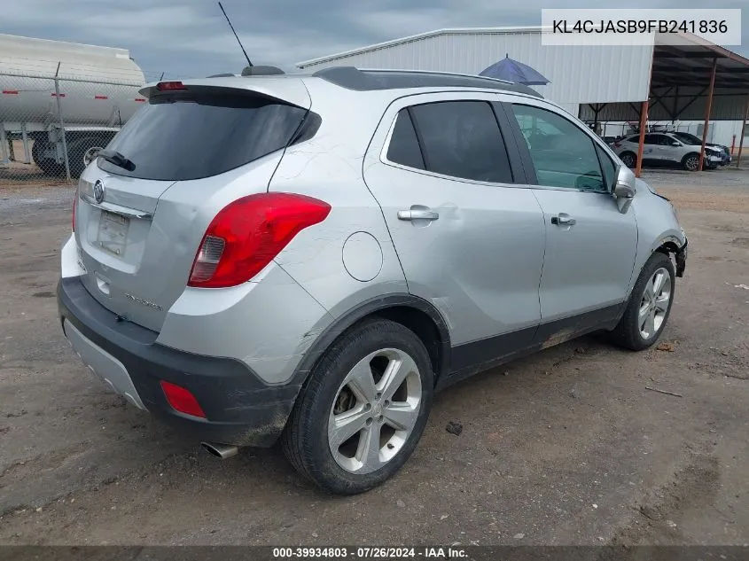 2015 Buick Encore VIN: KL4CJASB9FB241836 Lot: 39934803