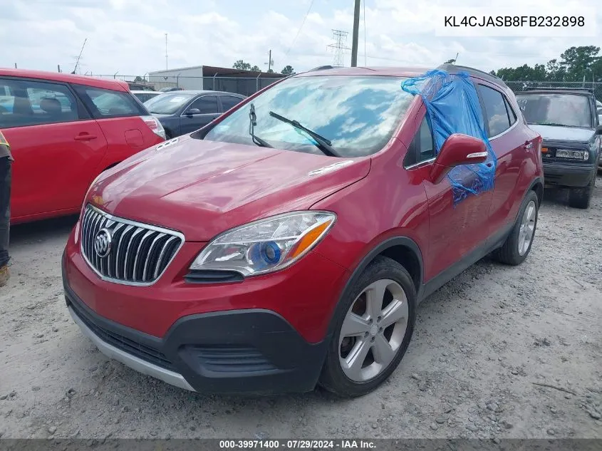 2015 Buick Encore VIN: KL4CJASB8FB232898 Lot: 39971400