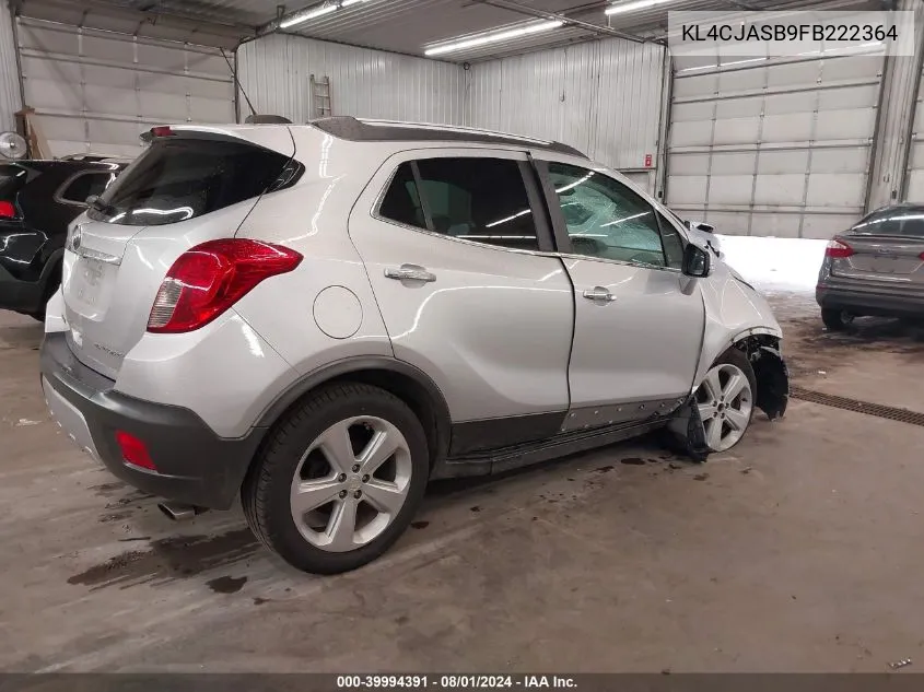 2015 Buick Encore VIN: KL4CJASB9FB222364 Lot: 39994391