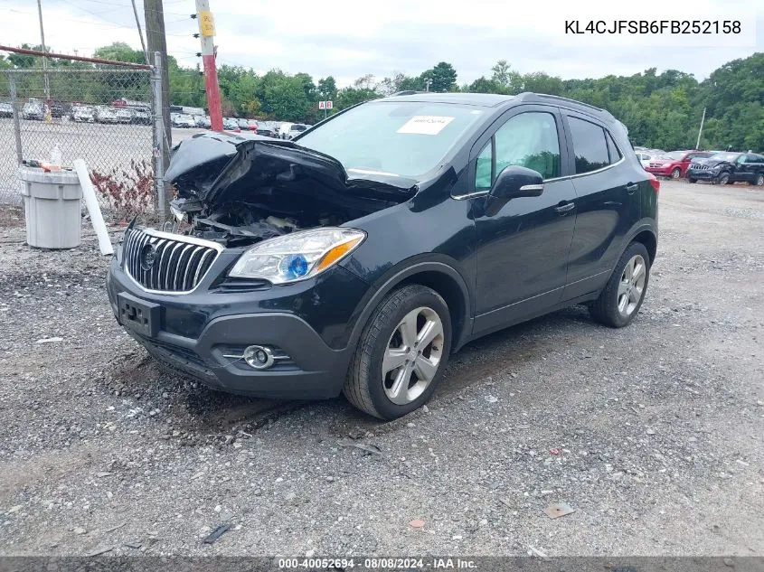 2015 Buick Encore Convenience VIN: KL4CJFSB6FB252158 Lot: 40052694