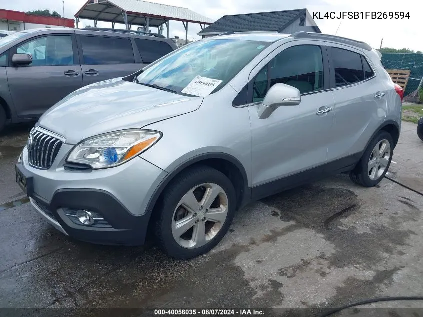 KL4CJFSB1FB269594 2015 Buick Encore Convenience