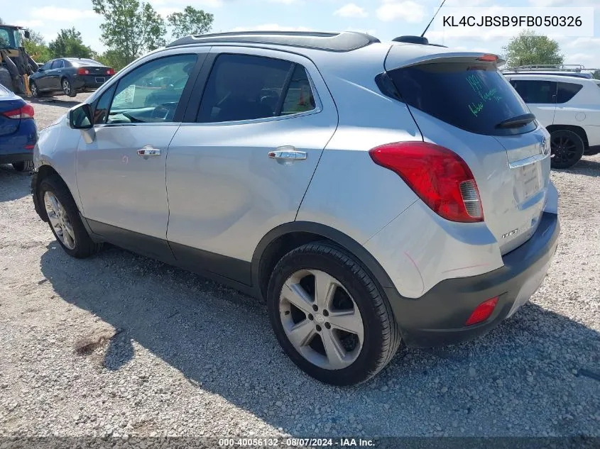 KL4CJBSB9FB050326 2015 Buick Encore Convenience