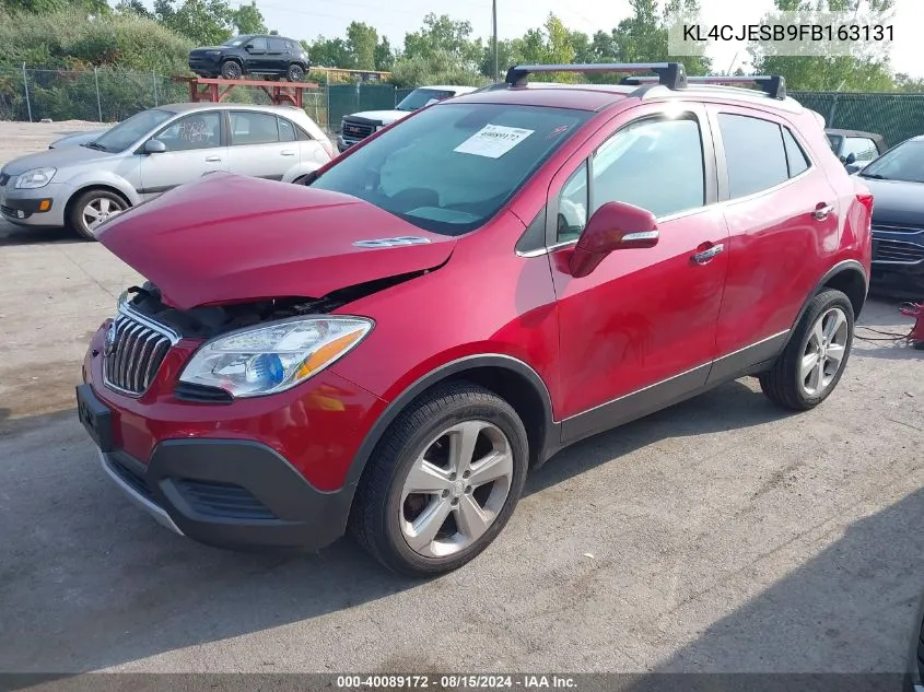 2015 Buick Encore VIN: KL4CJESB9FB163131 Lot: 40089172