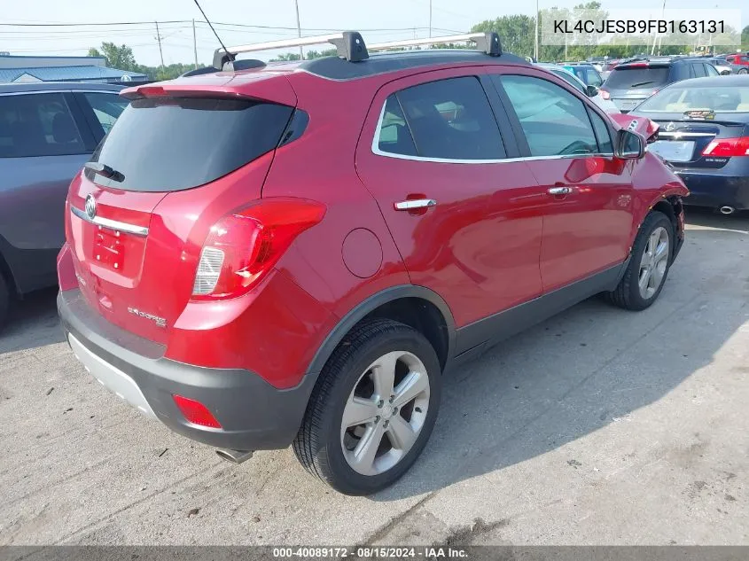 2015 Buick Encore VIN: KL4CJESB9FB163131 Lot: 40089172