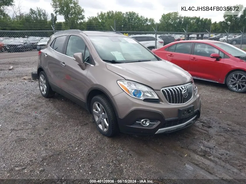 KL4CJHSB4FB035672 2015 Buick Encore Premium