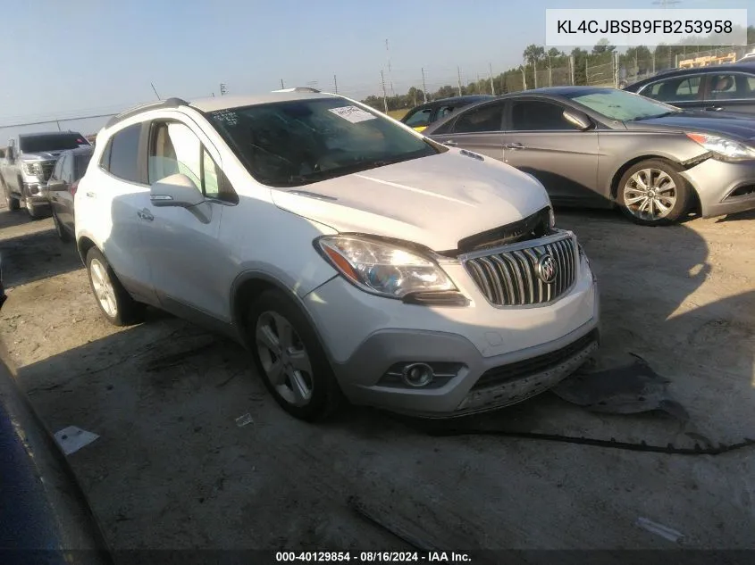 2015 Buick Encore Convenience VIN: KL4CJBSB9FB253958 Lot: 40129854