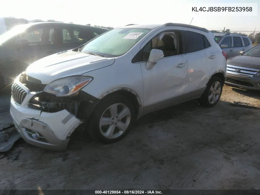 KL4CJBSB9FB253958 2015 Buick Encore Convenience